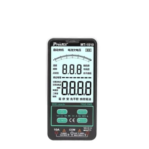 MT 1510 C Smart Multimeter with Large LCD Screen Card Display