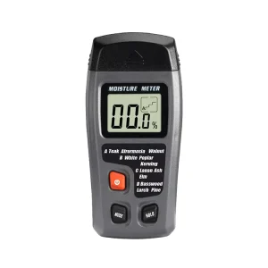 MT10 Digital Wood Moisture Meter with LCD Display ABS Material 10mm Measurement Depth