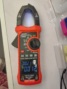MY2025D 9999 Counts Digital Clamp Meter Multimeter AC Current Ammeter Voltage Tester Amp Measures Capacitance CAT III 600V