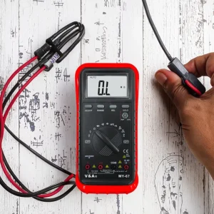 MY67 Digital Auto Range Multimeter 4 Digit Display CAT III 600V CAT II 1000V 9V Battery Measures Voltage Current Resistance