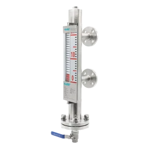 Magnetic Flap Level Gauge Digital Display HART 4-20mA Metal Construction IP67 Protection Level Measurement