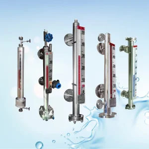 Magnetic Flap Water Level Meter Sight Glass Level Gauge for Diesel Fuel Tank Oil Boiling Water with HART Metal 10mm Accuracy