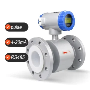 Magnetic Flow Meter Industrial Water Flow Meter Corrosive Waste Water Electromagnetic Heat Flow Meter