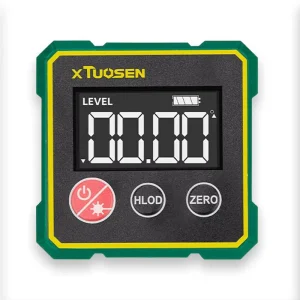 Magnetic Type-C Rechargeable Laser Digital Inclinometer for Woodworking Dual Cross Line Angle Level Finder