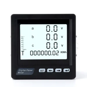 Manhua RM 3AV3Y LCD Display Electric Multifunction Panel Meter Three Phase Digital Multimeter 0 600V 45 65Hz