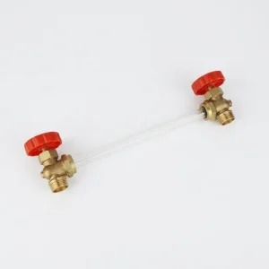 Manual Factory Cock Valve for Glass Tube Level Gauge (Boiler Water Tank Plug Valve)