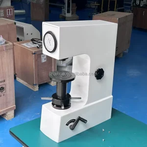 Manual Weight Load Carbon Brush Type Rockwell Hardness Tester for Hardware Components