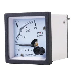 Manufacturer Direct Sale AOTAI 99T1 V 450V Class 1.5 Accuracy Copper Analog Voltmeter Electrical Instrumentation Voltage Meter