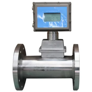 Manufacturer’s Digital Turbine Flow Meter for Water Fluids Volume Corrector Flowmeter for Gas Air Measurement OEM Customizable