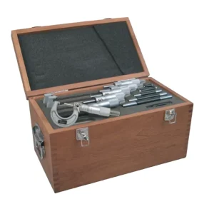 Measuring Range 0-150mm Graduation 0.01mm/0.001mm Outside Micrometers Set