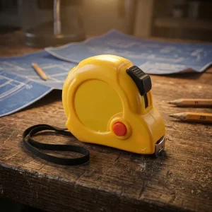 Measuring Ruler Injected Non Slip Rubber Grip Flexible Rule Measuring Reel Automatic Lock Steel Tape Measure