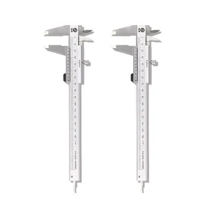 Measuring Tool Vernier Caliper Hardened Stainless Steel 150 200 300mm Plastic Box