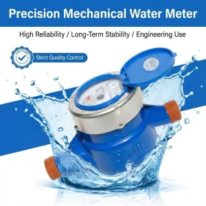 Mechanical Multi-Jet Water Meter High Accuracy R100 ISO 4064 1/2”