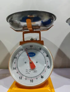 Mechanical Spring Scale 20 kg Pointer Display Multi functional Kitchen Use Weight Measuring Tool with Scale Tray