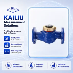 Mechanical Water Meter Cast Iron Digital Display Reliable Cold Hot Water Measurement DN40-DN200 Accuracy 2%