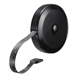 Medical Retractable Black Sewing Mini Body Measuring Tape with Logo