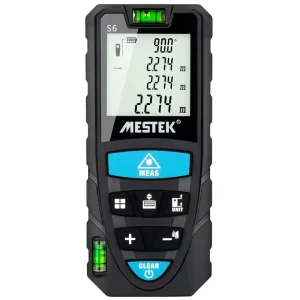 Mestek Mini Handheld Laser Rangefinder Sight Measure Tool Laser Distance Meter with LCD Backlight Digital Laser Distance Meter