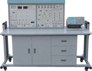 Metal Analog and Digital Electronics Technology Comprehensive Training Device Educational Lab Equipment (Without Oscilloscope)