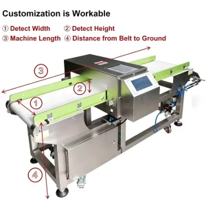 Metal Detector for Food Industry TYTSS Series Automatic Material Effect Elimination Adaptive Intelligence Technology