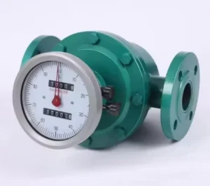 Metal Elliptical Gear Digital Flowmeter with Mechanical Cumulative Counter Reset Type OEM for Asphalt and Heavy Fuel Oil
