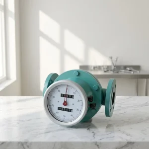 Metal Elliptical Gear Digital LCD Oil Flow Meter High Accuracy Mechanical Cumulative Counter Reset OEM Asphalt Heavy Fuel
