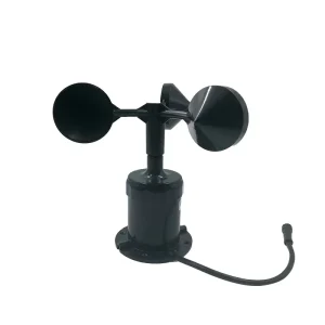Meteorological Three cup Air Volume Tester Outdoor Anemometer RS485 Wind Speed Sensor High precision Tower Crane Anemometer