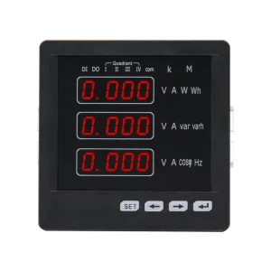 Metering Electrical Instruments Voltmeter Panel Meters Digital Ammeter Three Phase Digital Multimeter
