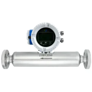 Micro Bend Coriolis Mass Flowmeter for Hydrogen Fuel Cell Production Anti EMI Digital OEM Liquids Gases Air Water Oil Fluids