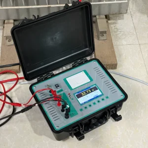 Micro Ohm Meter Low DC Winding Resistance Impedance Tester With Perpetual Calendar and Automatic Temperature Conversion