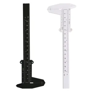 Microblading Vernier Caliper 150mm Double Scale Plastic Eyebrow Measuring Vernier Caliper Permanent Makeup Measurement Tools
