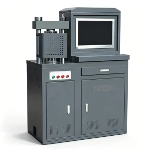 Microcomputer Servo Flexure & Compression Testing Machine Two Models Available Large Compression Space Long Piston Stroke