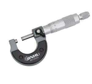 Micrometer for Precise Thickness Measurement of Outer Diameter Micrometer with Mechanical Screw Micrometer Scale Range 0-25mm