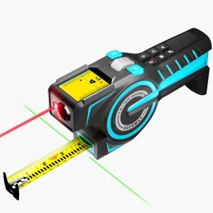 Mileseey DTX10 3 in 1 Electronic Digital Display Multi Function 40 Meters Laser Tape Rangefinder With Metal Tape