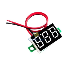 Mini 0.36 inch DC4.5 30v 3 bits Digital Red Green blue LED Display Panel Voltage Meter Voltmeter