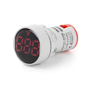 Mini Digital Voltage Meter DC and Digital Panel Voltmeter LED Display OEM Power Electronic Plastic Color Class Output