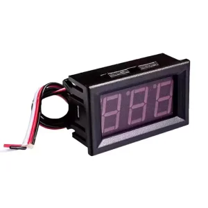 Mini Digital Voltmeter 0.56 0.36 Inch DC4.5 30V DC 0 100V Panel Volt Voltage Meter Tester 2 3 Wires LED Panel Digital Display