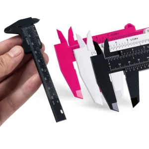 Mini Double Size 80Mm/150Mm Plastic Vernier Caliper Slide Caliper in Stock Multi-Color Vernier Calipers