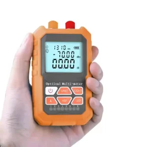 Mini Handhold Optical Power Meter with VFL Function Fiber Power Meter Opm 5km -70~+6db
