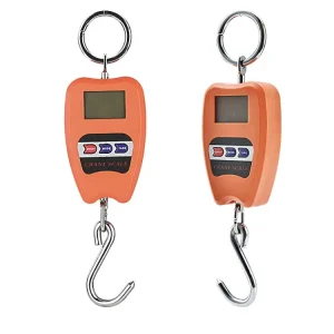 Mini LCD Digital Hanging Scale OEM Orange 200kg Portable Crane Scale