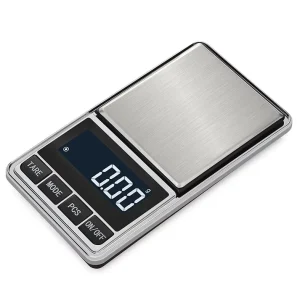 Mini Pocket Digital Scale 0.01g Precision Battery Powered 1kg Capacity for Jewelry Diamond Weighing