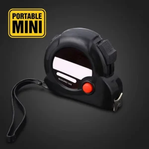 Mini Retractable Steel Tape Measure 5m 19mm Blade Automatic Return Custom Logo Metric Imperial Brand