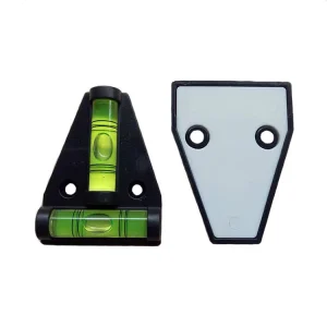 Mini T Type Spirit Level Kit Aluminium T Scope Triangle Bullseye Bubble Level for Precision Measurements