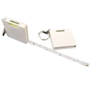 Mini Tape Measure With Keychain Level 1m 3ft 1.5m 5ft 2m 6ft Steel Retrievable Measuring Tape Small Ruler