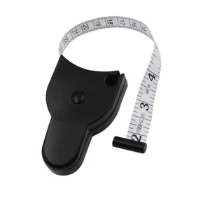 Mini Y Shape Black 60 Inch 150cm ABS PVC Fiber Measure Tape Ruler