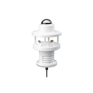 Miniature Intelligent Automatic Six Parameters Steel Weather Station with +/-0.3m/s Accuracy Anemometer