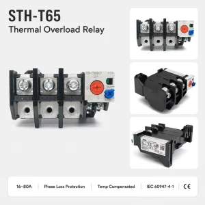 Mitsubishi Model TH T65 TH T65KP Thermal Overload Protector Adjustable 34 50A Auto Reset New Protection Relay Switch
