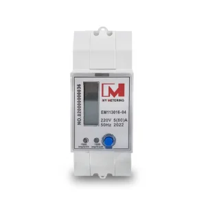 Modbus TCP RTU Electricity Meter Energy Meter Single Phase DIN Rail Digital Electricity Meter RS485 Smart Electricity Meter