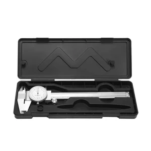Model 3 Carbon Steel Metal Dial Caliper Single Way Shockproof 0.02mm Resolution 0-150-200mm Range Warranty