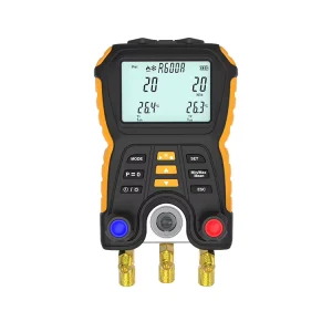 Model 750 Electronic Manifold Meters Gauge with Tool Clamp 14~392 Temperature Range 4 AA Battery 1 Year Warranty