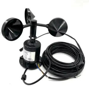 Monitoring 5V DC RS485 Plastic 3 Cup Anemometer Rs485 Output Crane Wind Speed Sensor Measuring Instrument for Weather Station